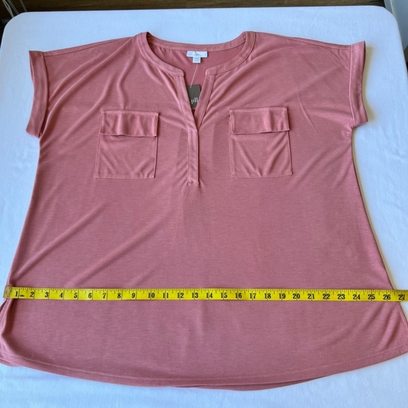 NWT - J.Jill Pullover Super Soft Relaxed Fit Tee Shirt - Picture 3 of 9